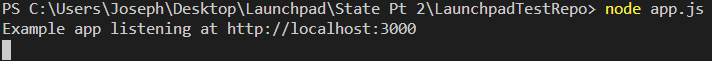 CMD run Node